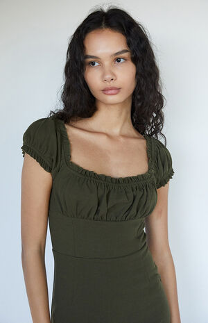 Shirred Mini Dress image number 3