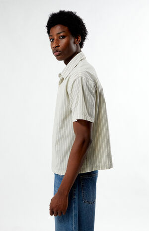 Oxford Striped Camp Shirt image number 3