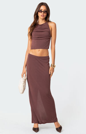 Kenzie Draped Open Back Top image number 2