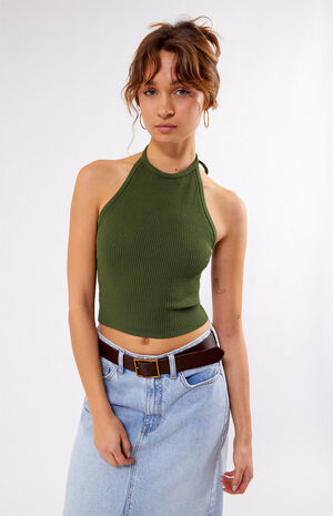 Stella Halter Sweater Top image number 1