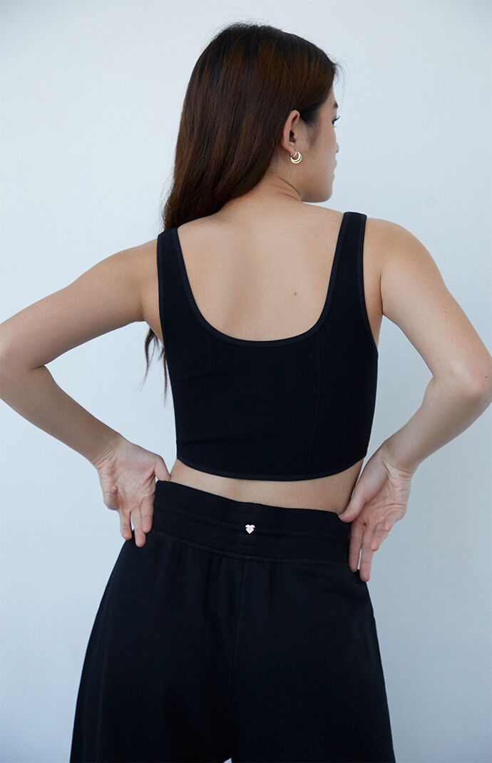 LA Hearts by PacSun Lounge Seamless Corset Tank Top PacSun