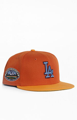 x PS Reserve Orange Los Angeles Dodgers 59FIFTY Fitted Hat image number 1