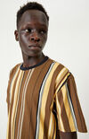 Multi Vertical Striped T-Shirt Multi Vertical Striped T-Shirt image number null