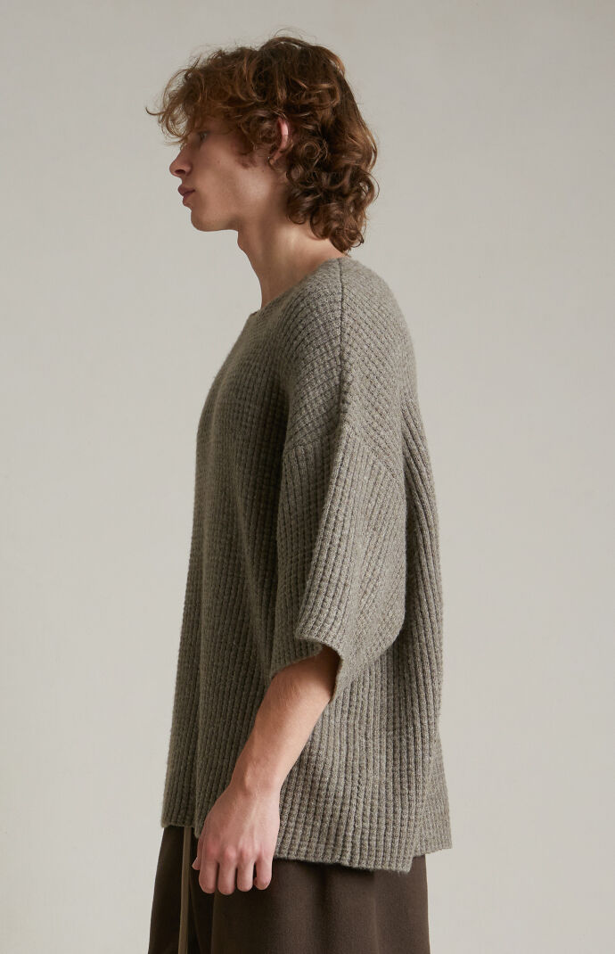 【FEAR OF GOD】ESSENTIALS MERINO SHORT SLEEVE SWEATER Fear Of God Essentials Merino SS Sweater Tee – Fresh Rags FL