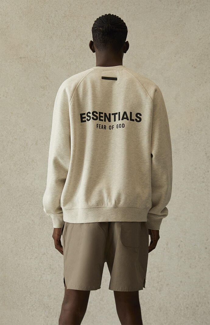 Essentials oatmeal on sale crew neck sweatshirt