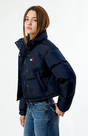 Flag Badge Alaska Puffer Jacket image number 3