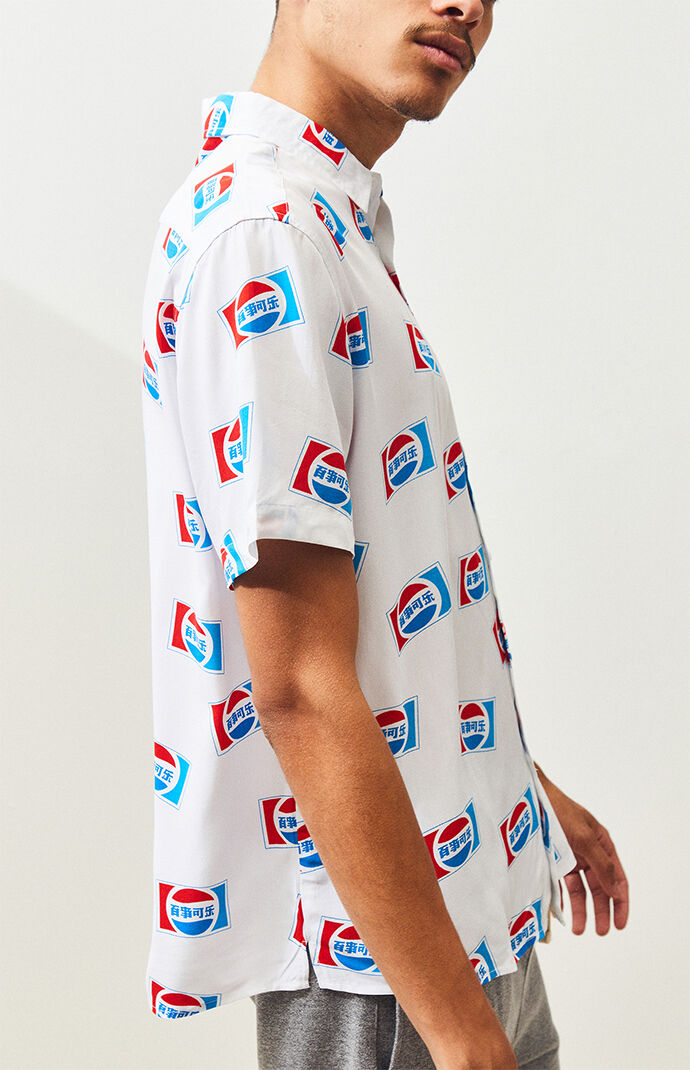 Pepsi Button Up Shirt