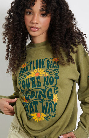 Don't Look Back Crew Neck Sweatshirt image number 2