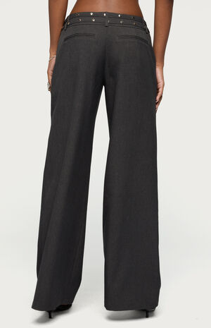 Cruz Double Belt Baggy Tailored Pants image number 3