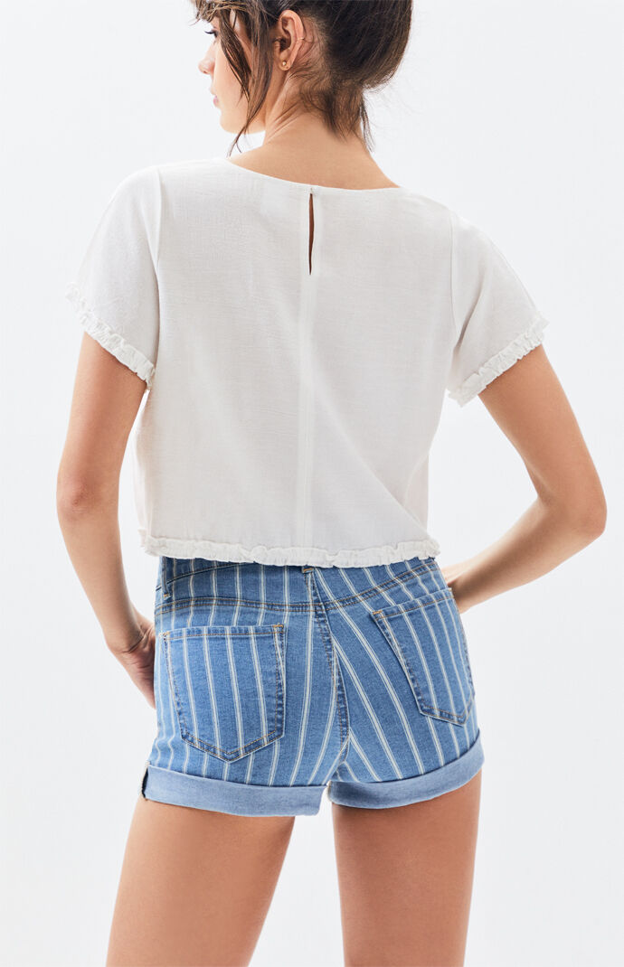 pacsun striped shorts