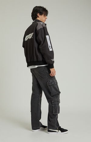 Dylan Cargo Baggy Jeans Black Dylan Cargo Baggy Jeans Black image number 5