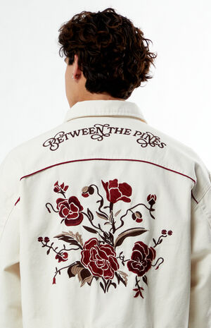 Western Floral Embroidered Gas Jacket image number 2