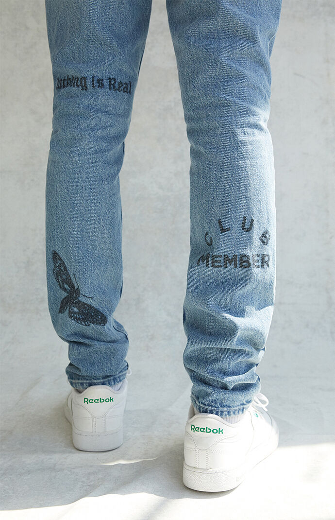 PacSun Stacked Skinny Jeans PacSun