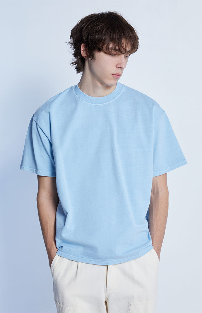 Oversized t shirt blue sales
