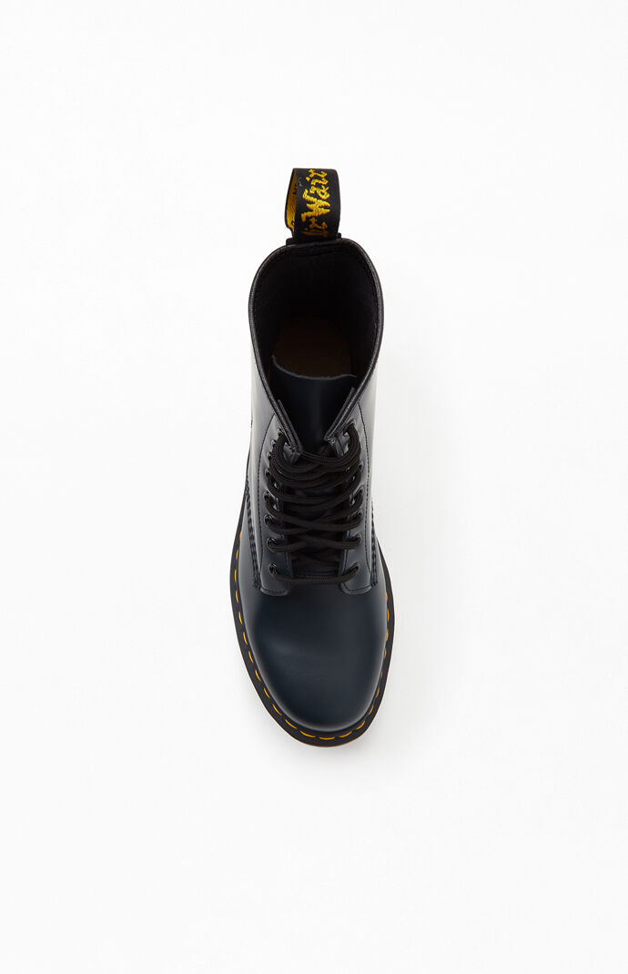 Navy 1460 Smooth Leather Boots