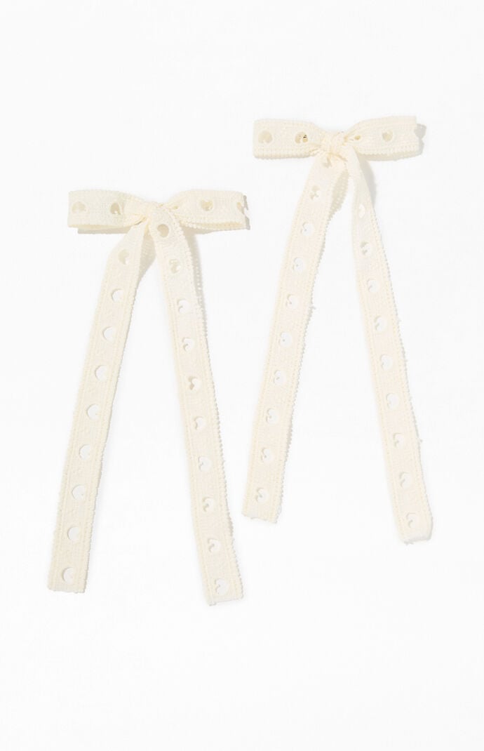 LA Hearts 2 Pack Crochet Hair Clips