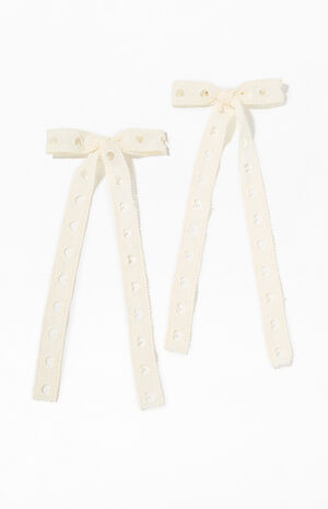 2 Pack Crochet Hair Clips image number 1