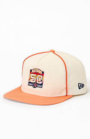 Houston Astros Nylon 50th Anniversary Snapback Hat image number 4