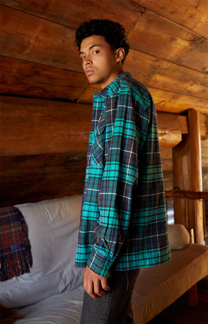 By PacSun Street Plaid Flannel Shirt