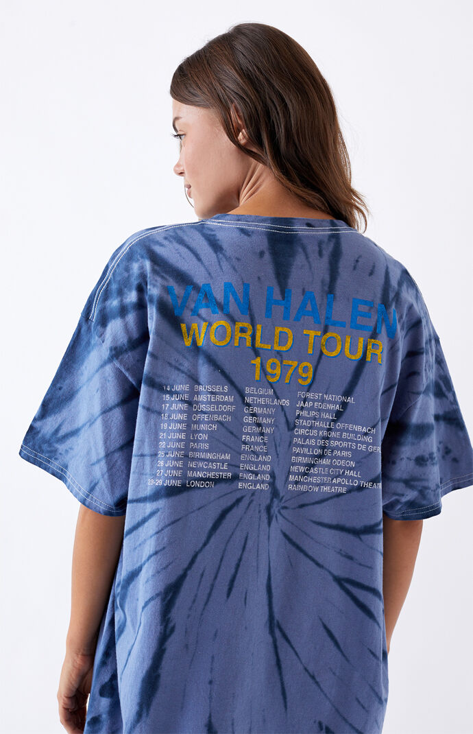 Tie-Dyed Van Halen Boyfriend T-Shirt