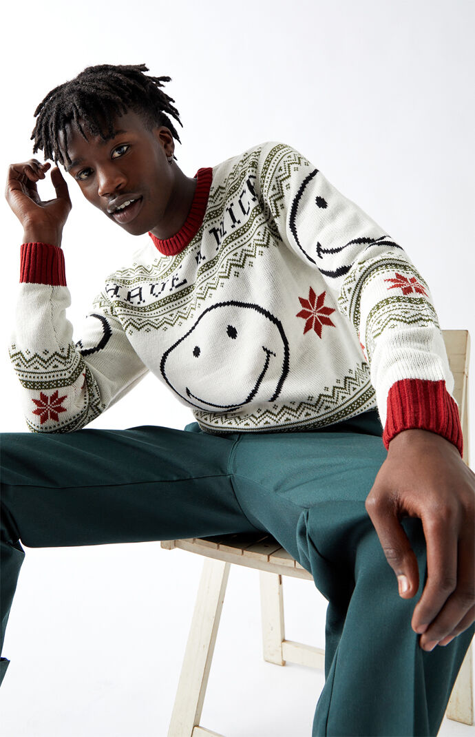 Smiley Holiday Sweater