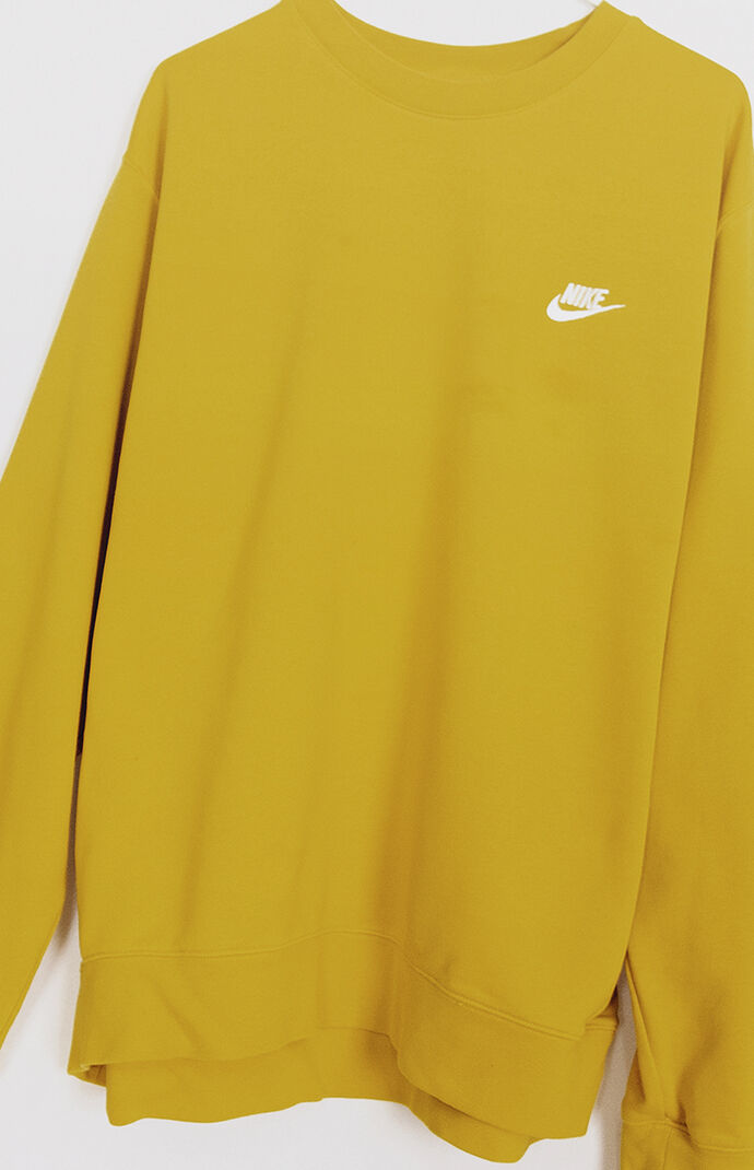Yellow nike 2025 sweatshirt