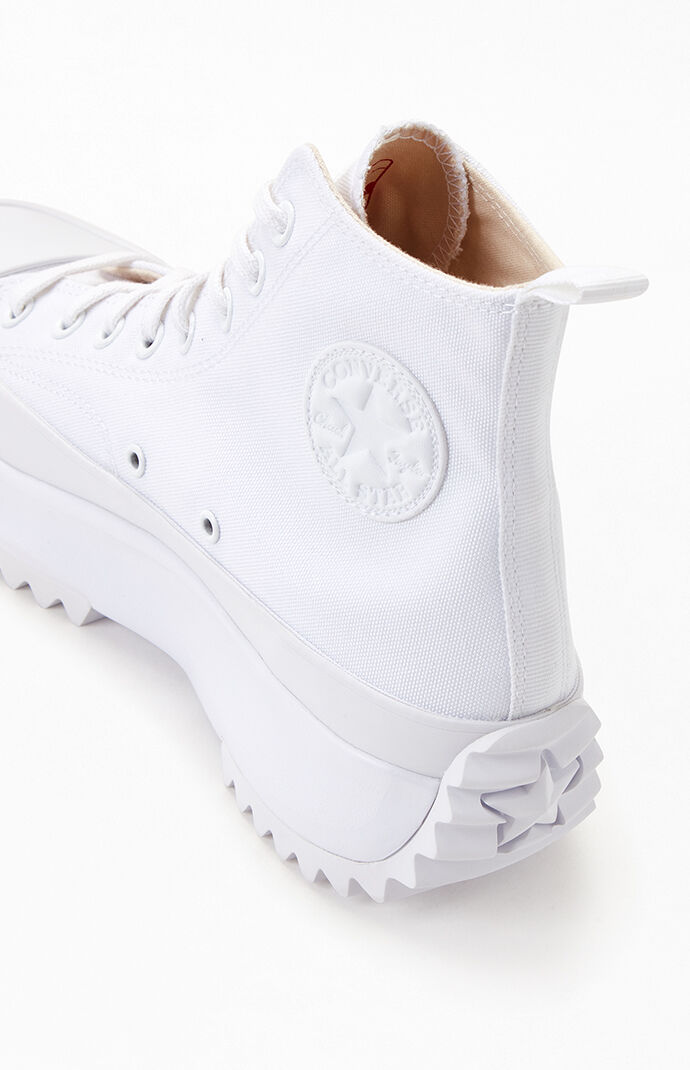 White Run Star Hike Platform High Top Sneakers