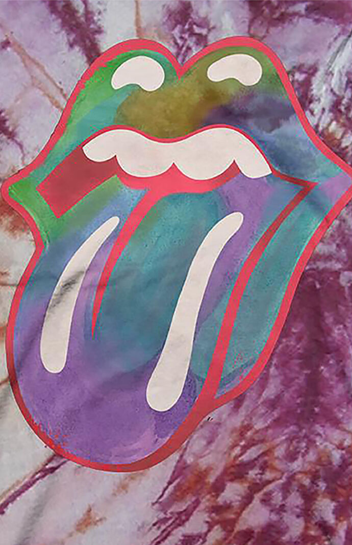 The Rolling Stones Tie-Dyed T-Shirt