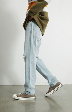 Eco Light Indigo Dad Jeans image number 4