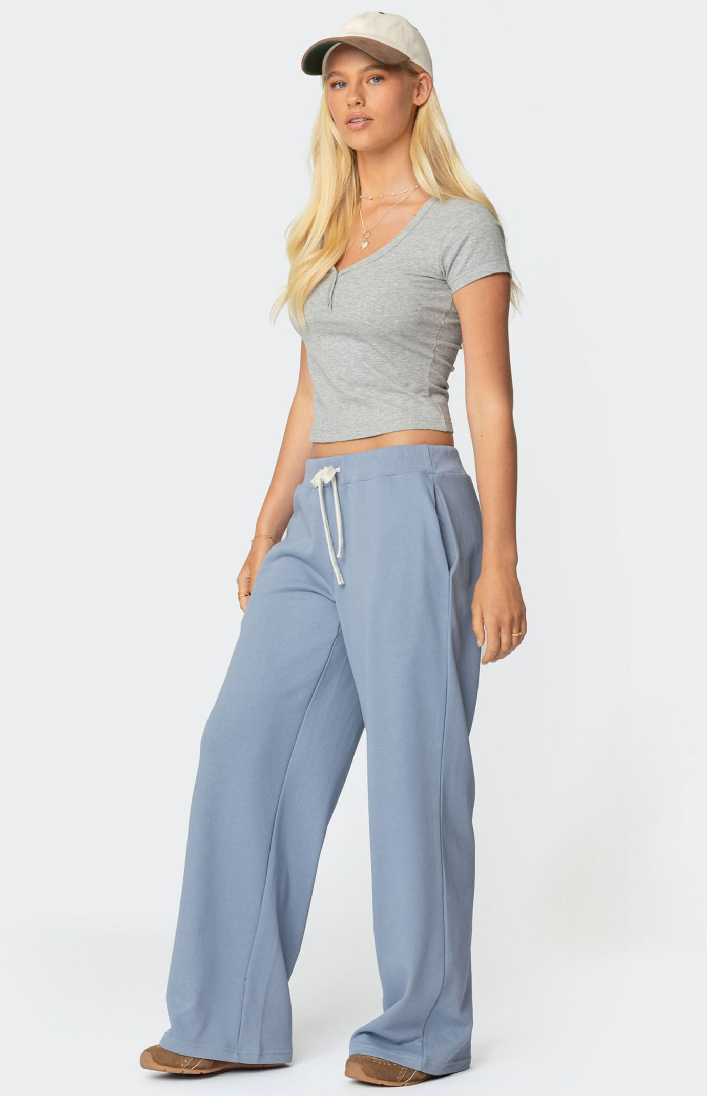 Edikted French Terry Straight Leg Sweatpants | Pacsun