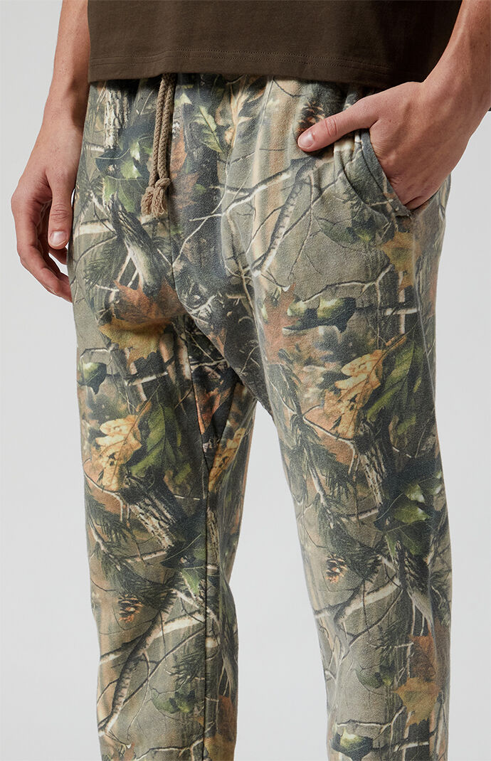 PacSun Camo Straight Leg Sweatpants | PacSun