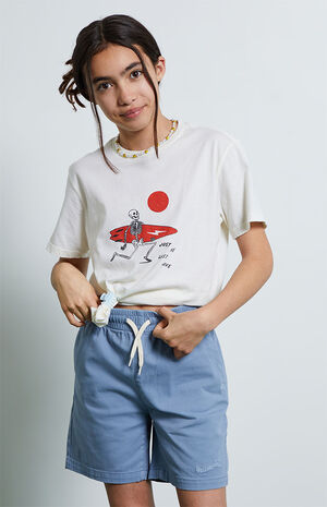 Blue Volley Shorts image number 3