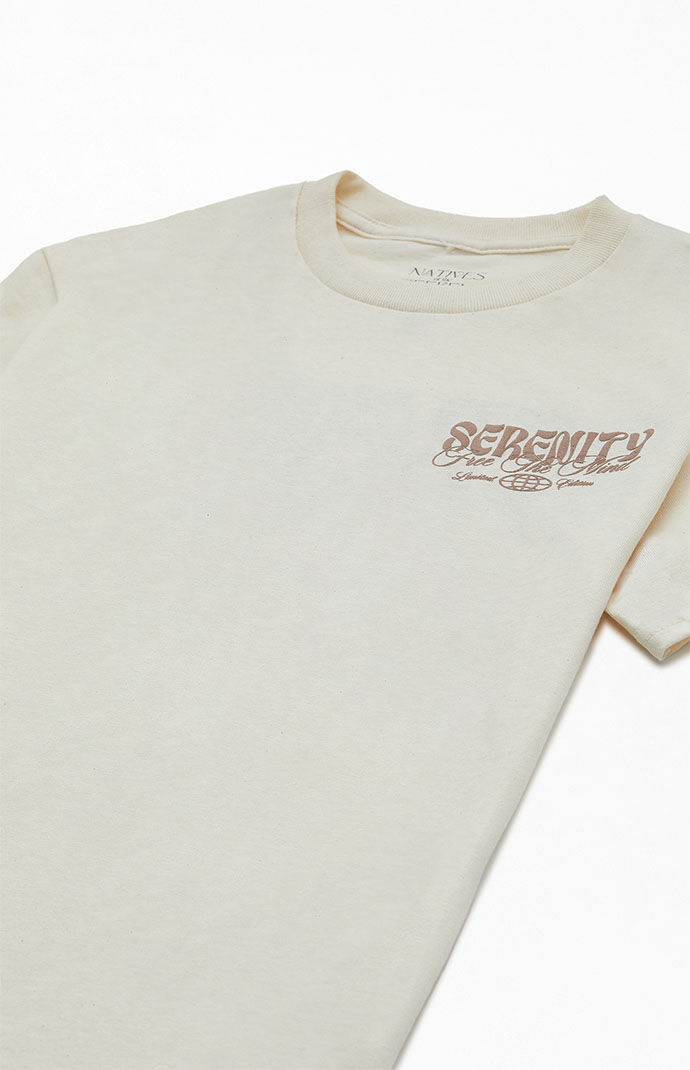 【oMAdesignstudios】SERENITY T-SHIRT Serenity XI Oversized Tee White – VOZAIRE