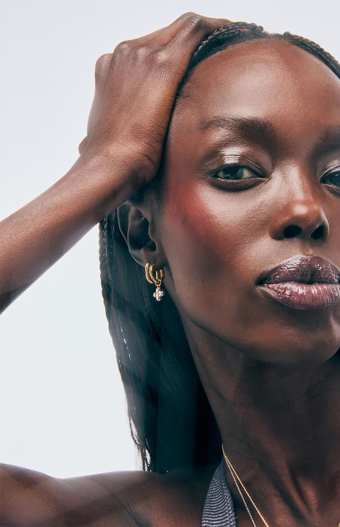 Ana Luisa Liora Flower Hoop Earrings