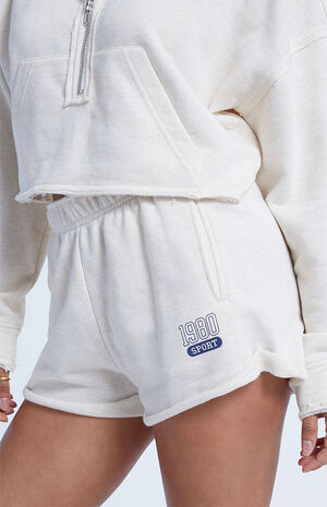 Heather Oatmeal 1980 Sweat Shorts image number 2