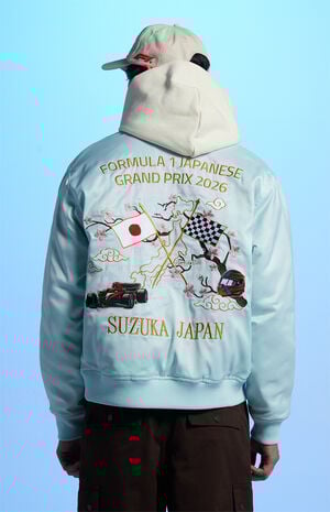 x Pacsun Suzuka Sakura Satin Jacket image number 2