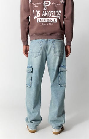Dylan Baggy Jeans Cargo Light Blue image number 4