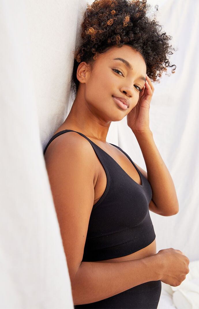 Seamless Ribbed Forever Longline Bralette