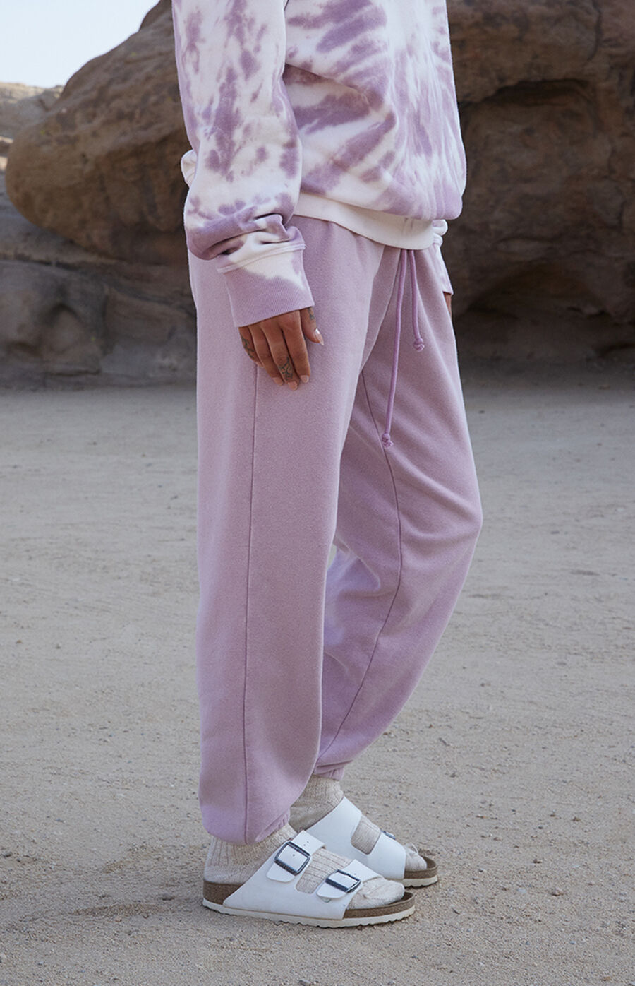 women purple sweatpants