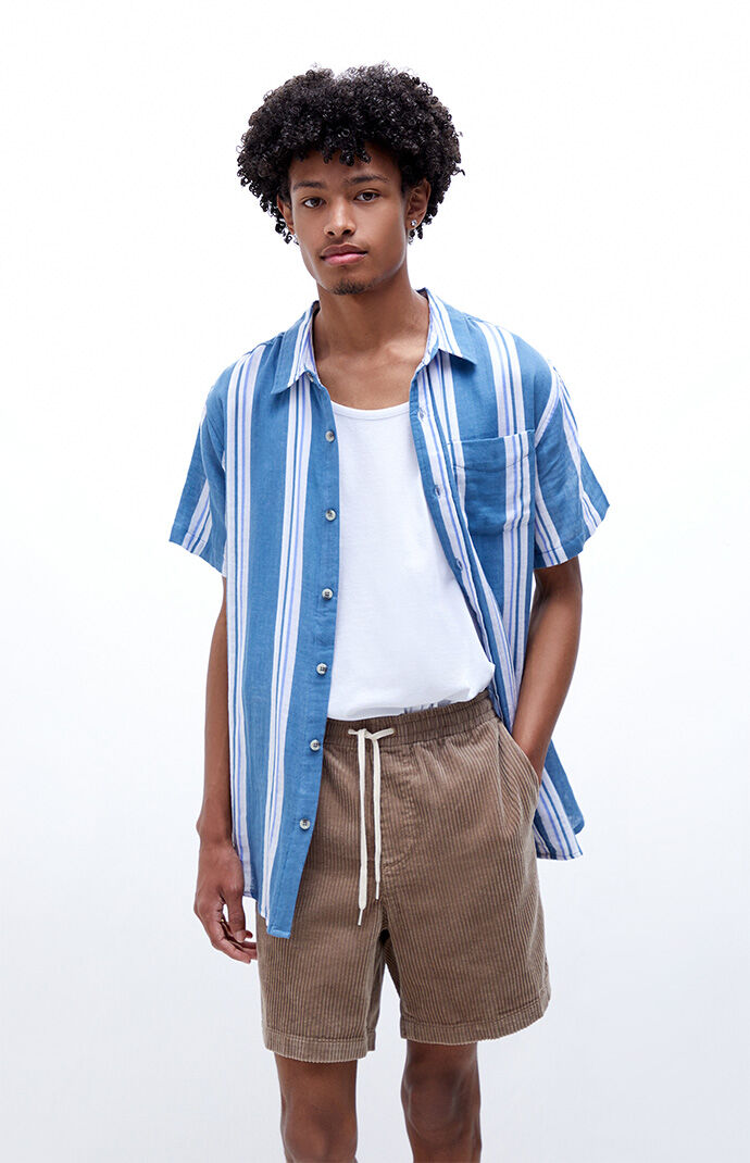 PacSun Classic Striped Camp Shirt | PacSun