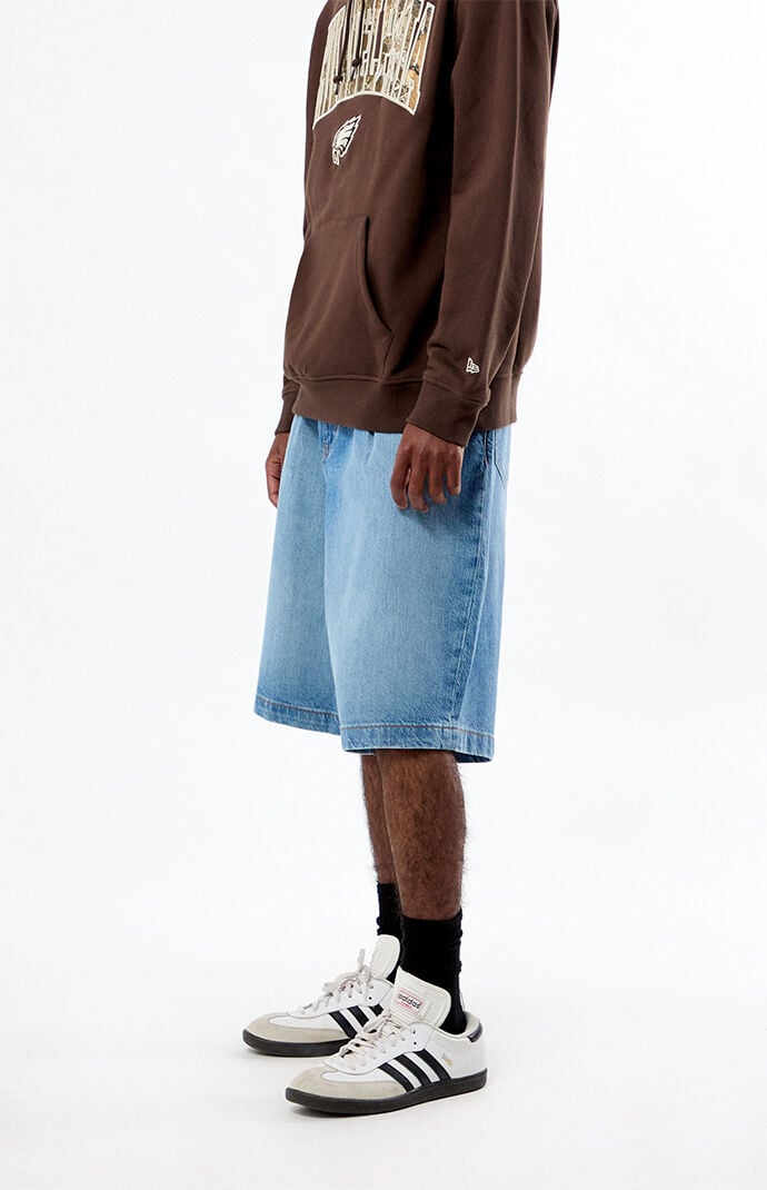 Guess Jeans Medium Blue Baggy Denim Shorts