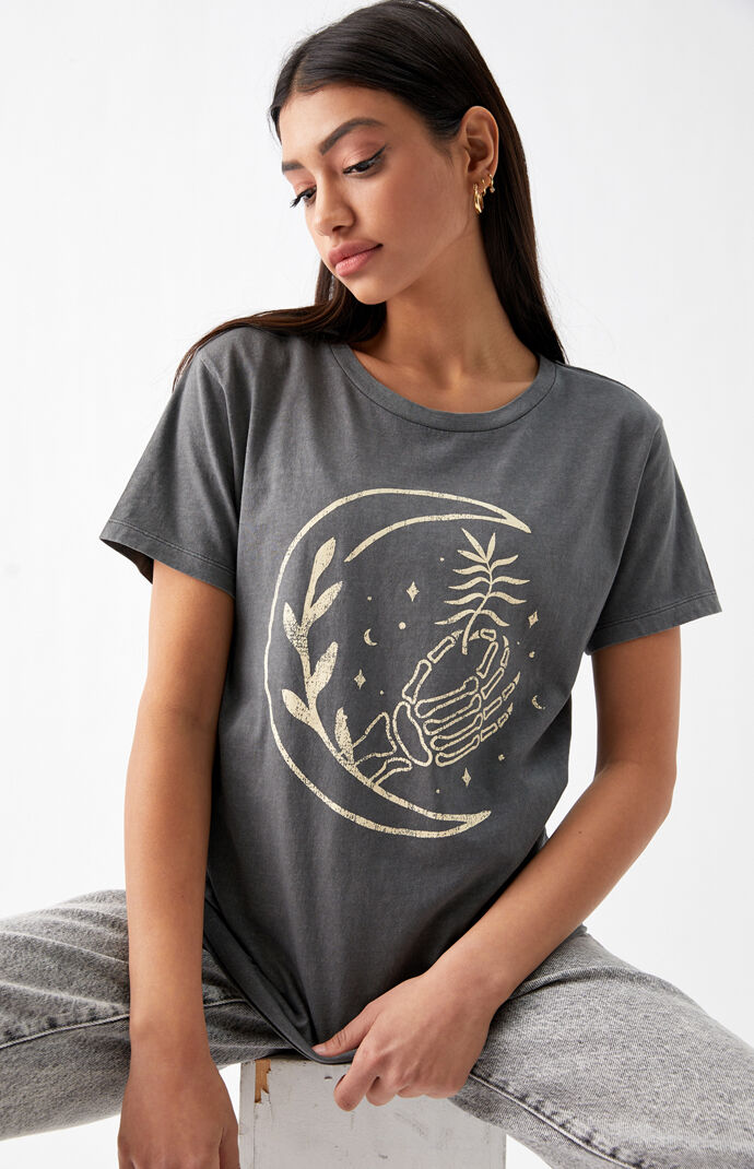 Midnight Skeleton Boyfriend T-Shirt