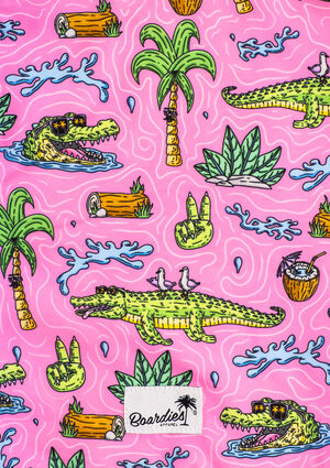 Mulga Crocs 4.7" Swim Trunks image number 3