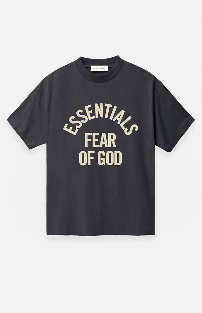 Fear of God Faded Black Campus '90s Short Sleeve T-Shirt