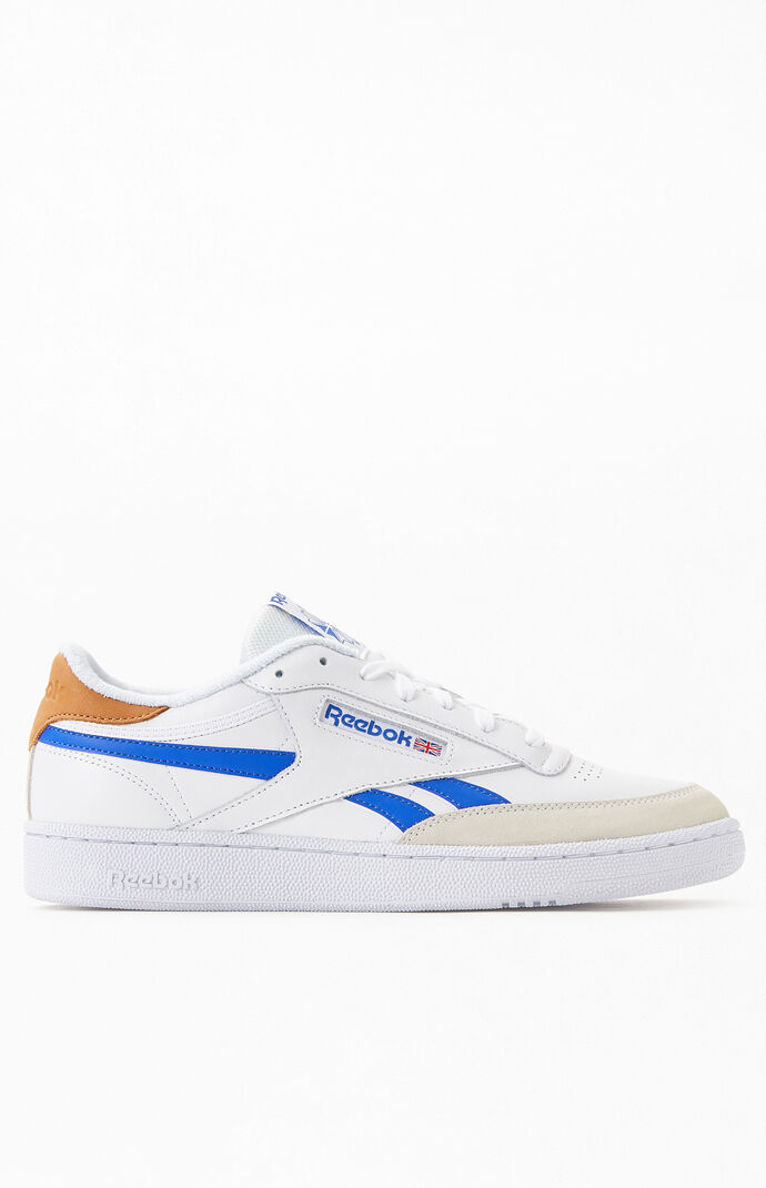 White & Blue Club C Revenge Shoes