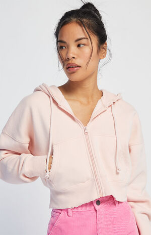 Betty Full Zip Cropped Hoodie image number 4