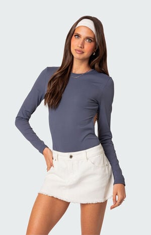 Neta Back Cut Out Bodysuit image number 5