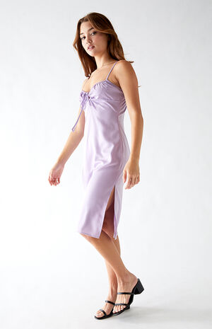 Tie Front Midi Dress Tie Front Midi Dress image number null