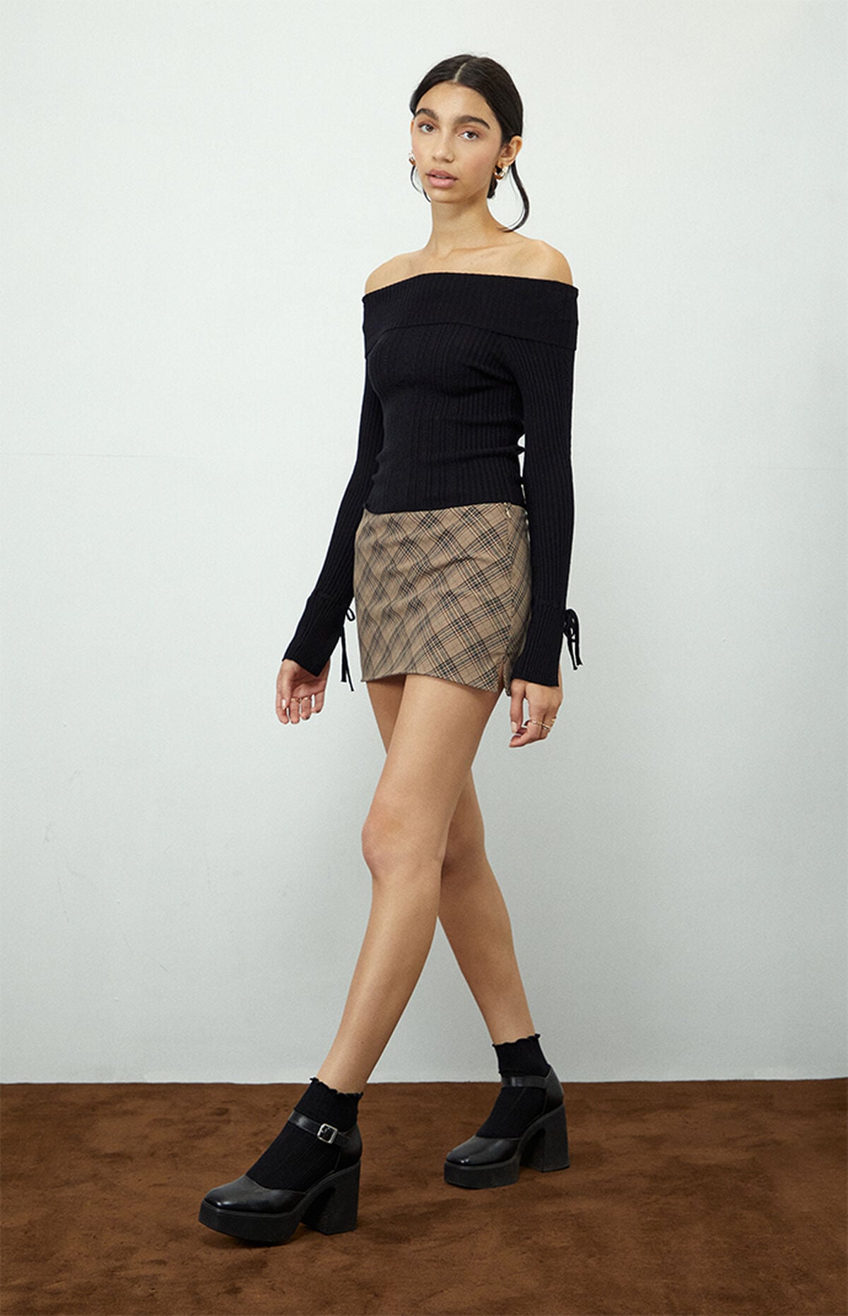 Beverly and Beck Ella Off-The-Shoulder Sweater