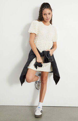 Bubble Crepe Baby Doll Dress image number 1